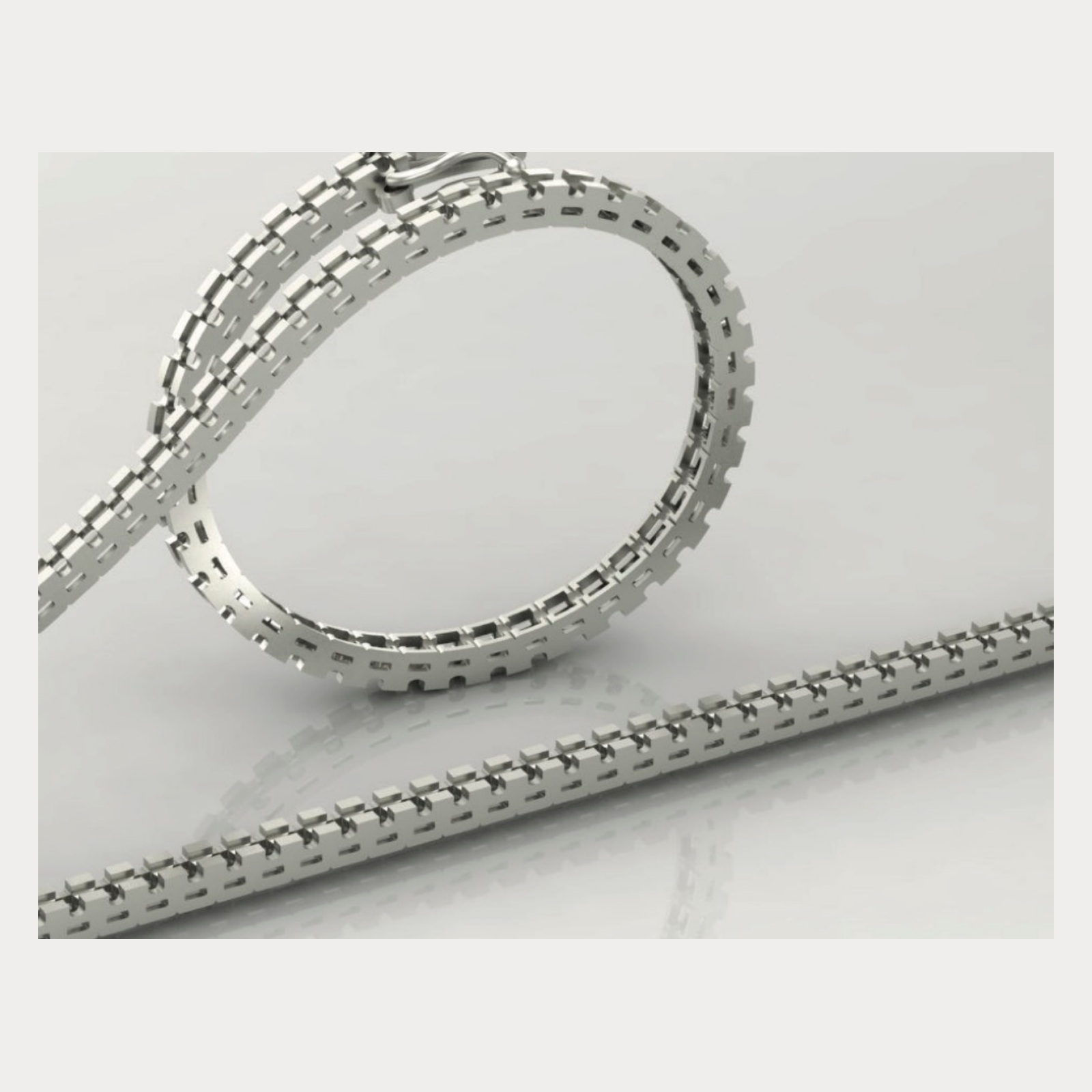 Castle bracelet mounting