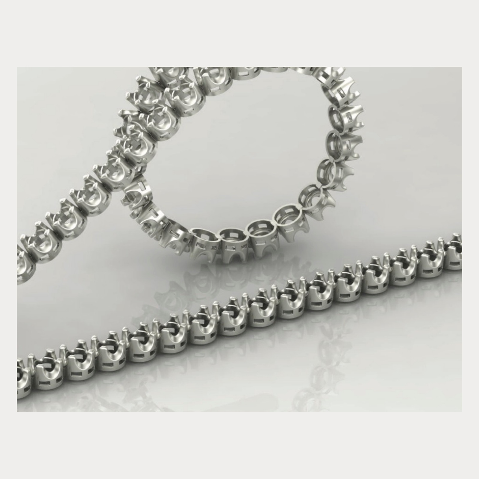 Crown bracelet mounting