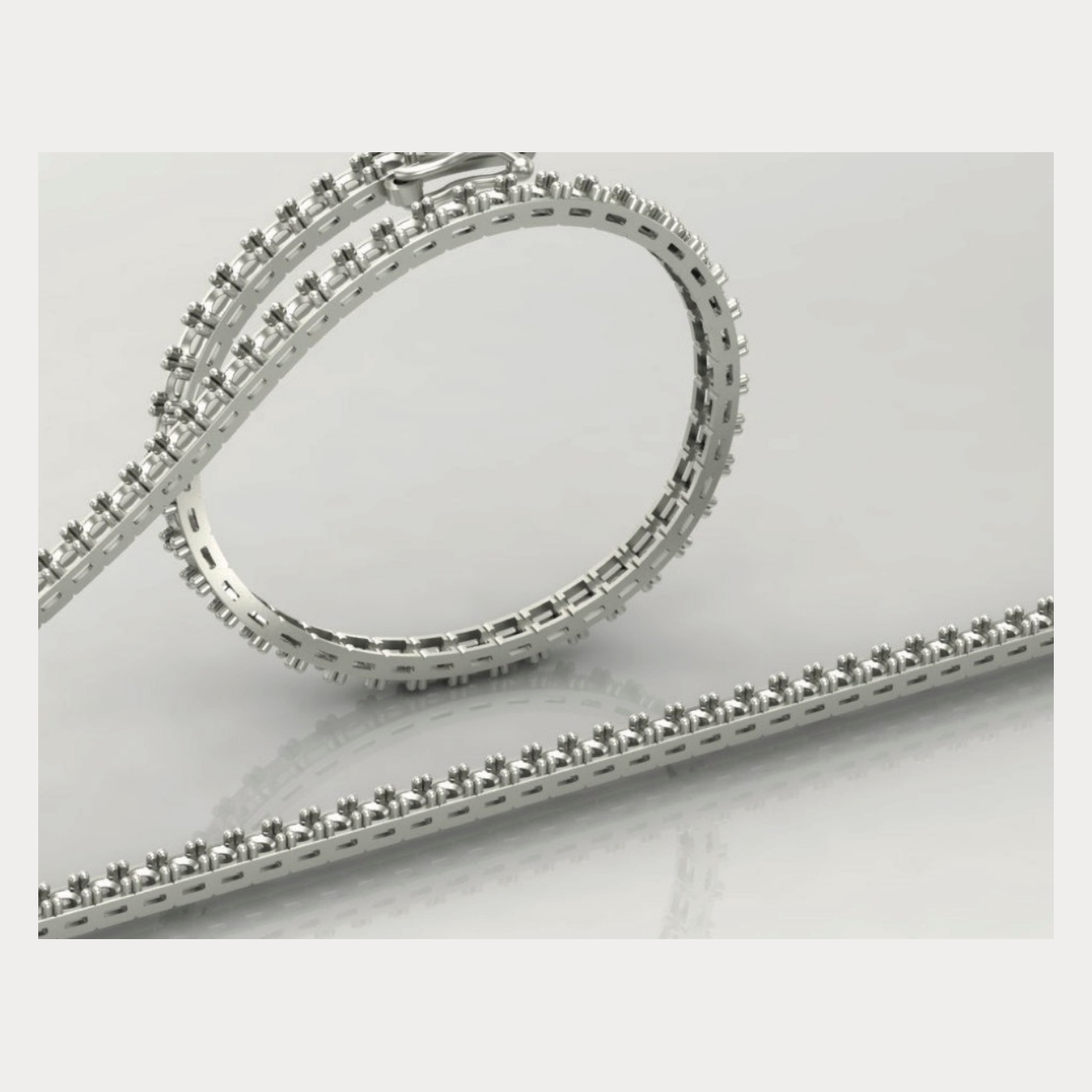 Cube bracelet mounting