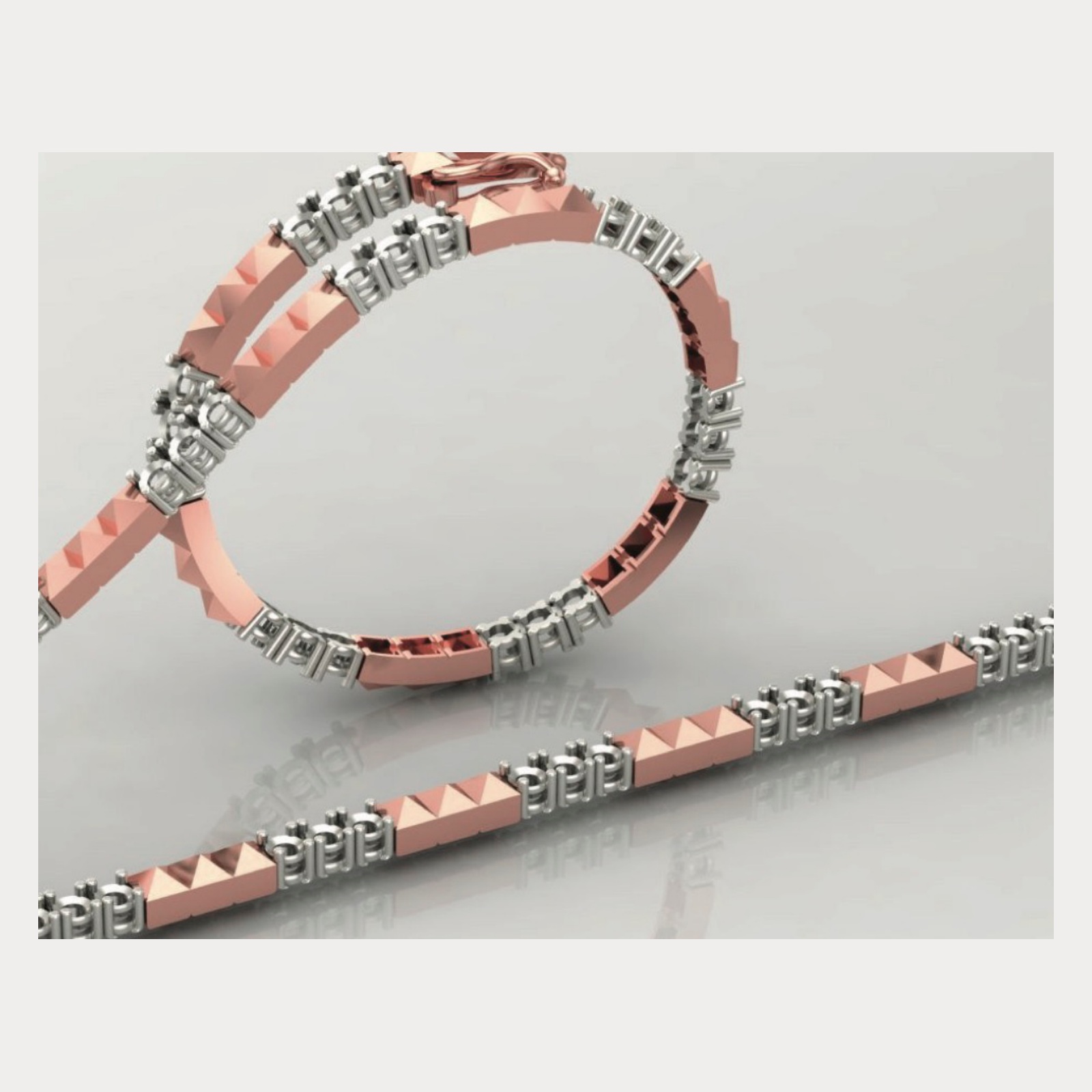 Modern bracelet mounting