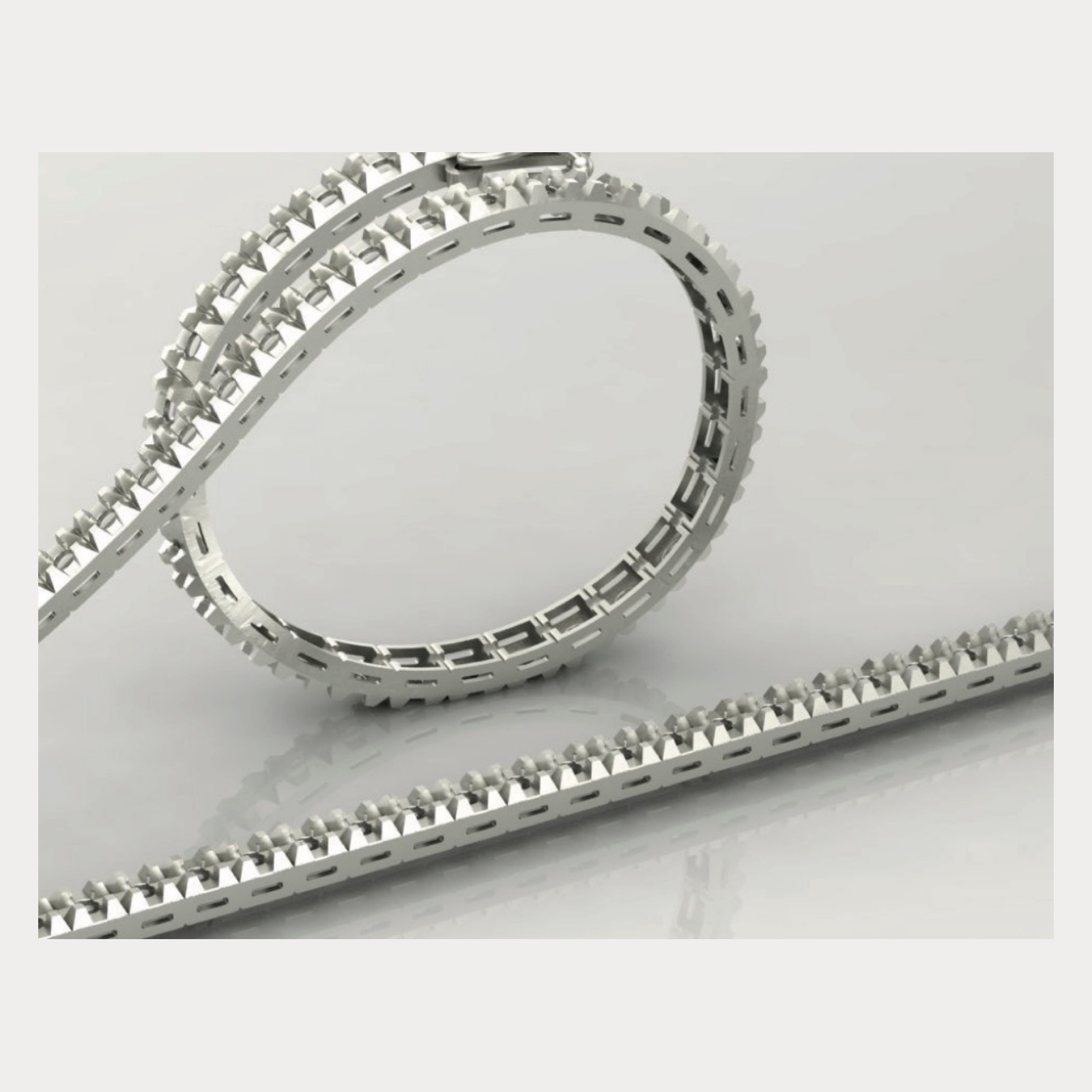 Pyramid bracelet mounting