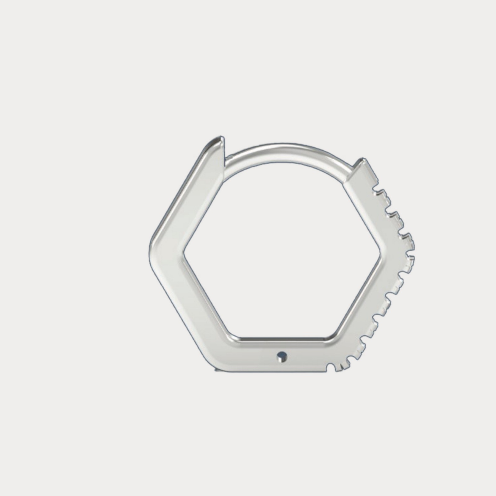 Shaped hoop mounting