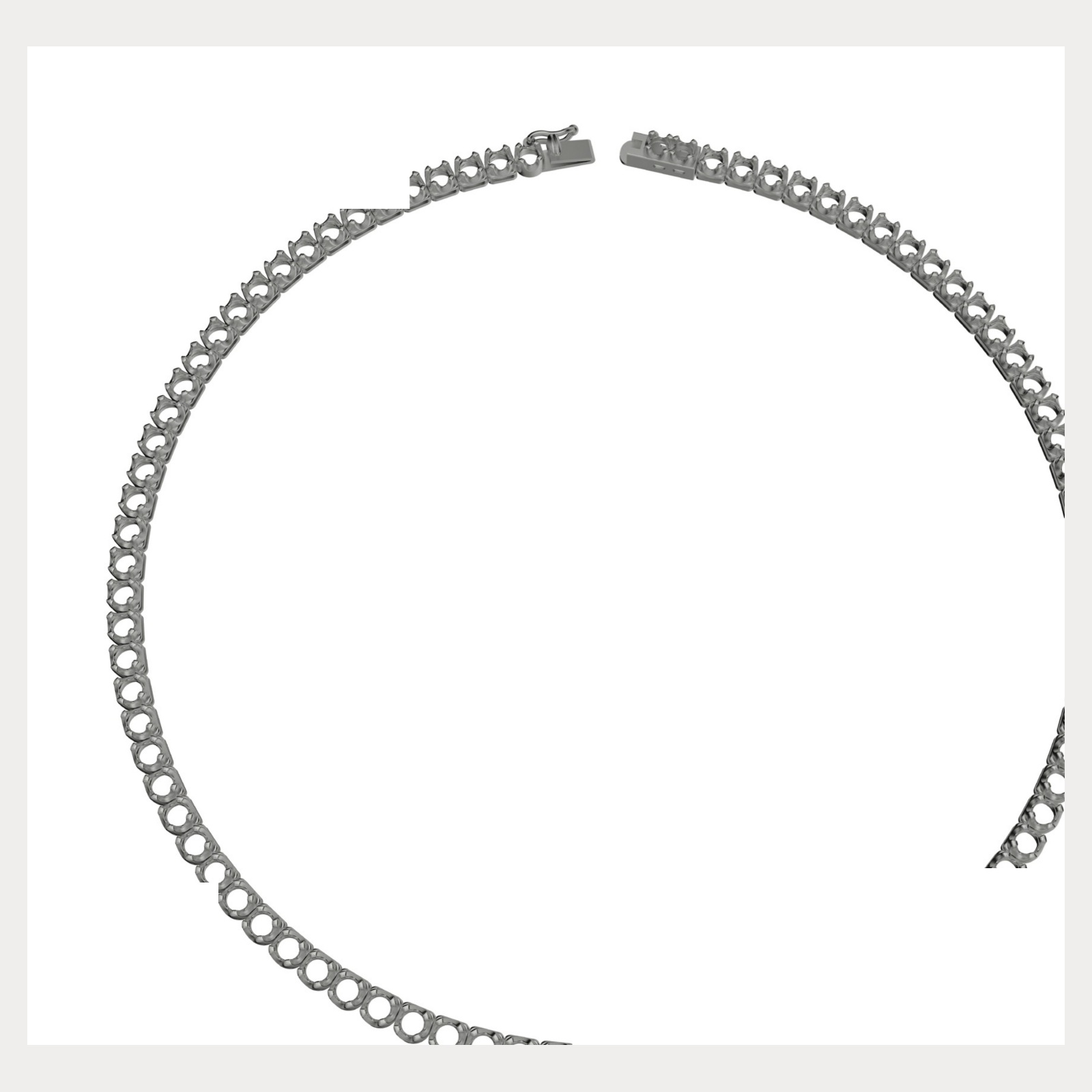 Crown necklace mounting