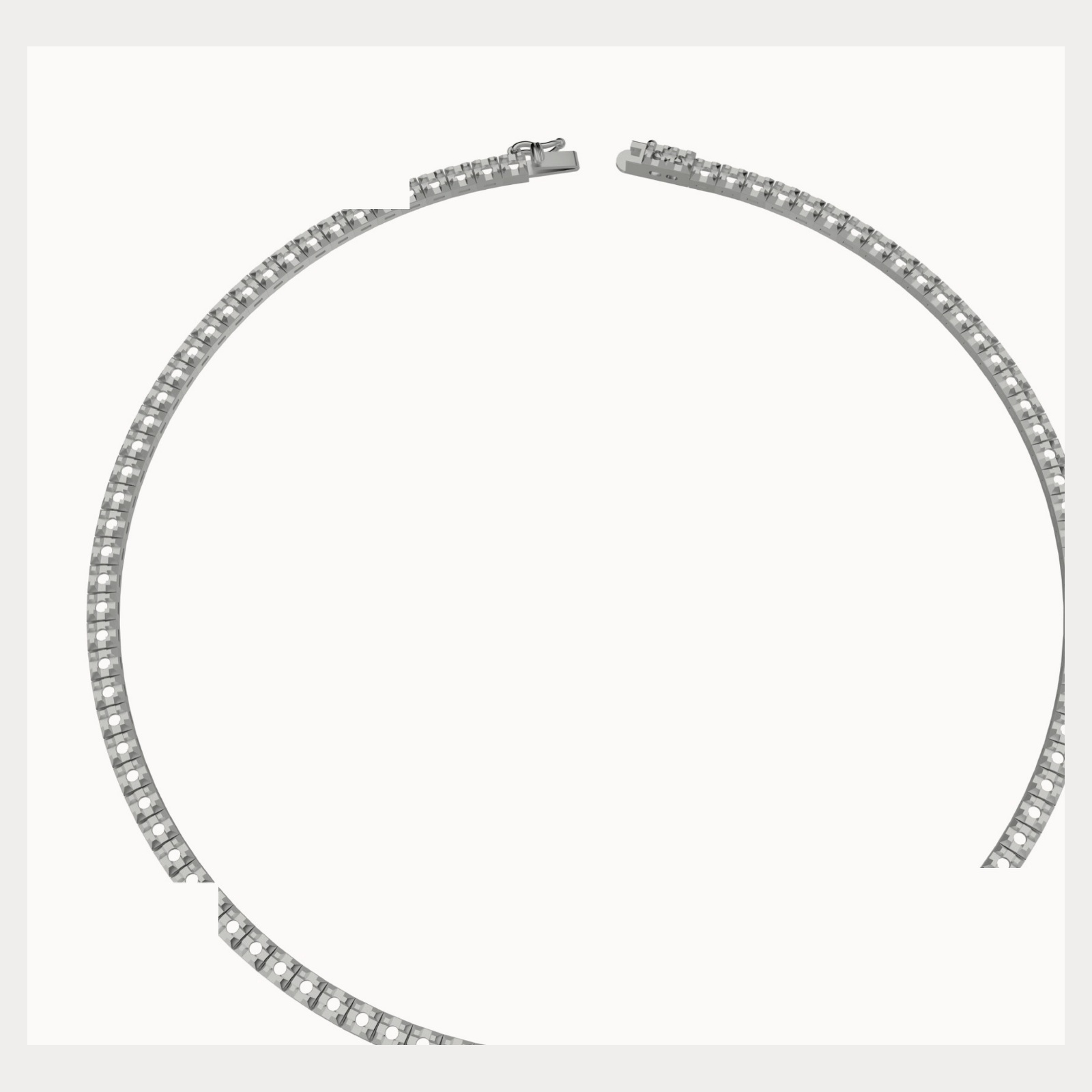 Pyramid necklace mounting