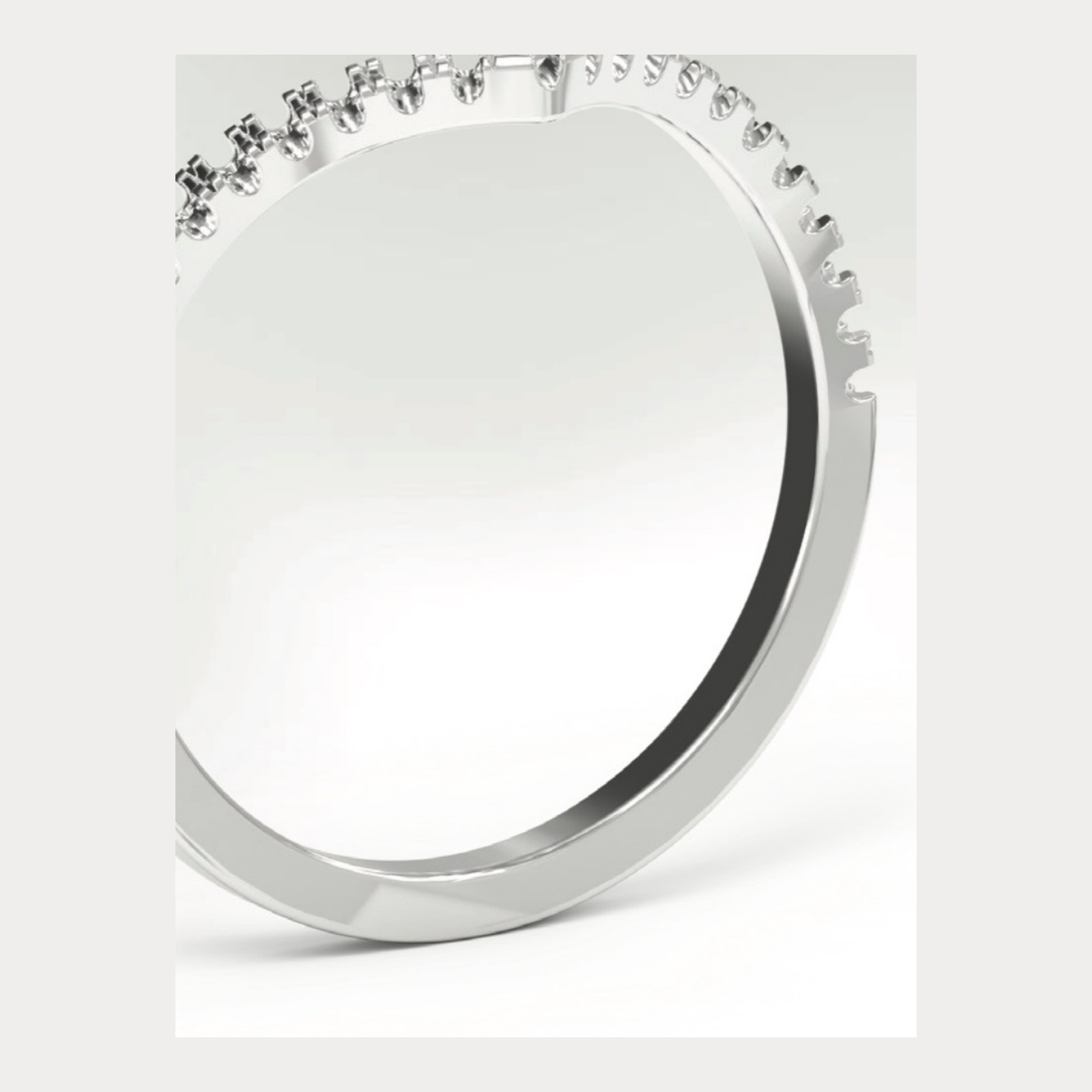Half ring mounting
